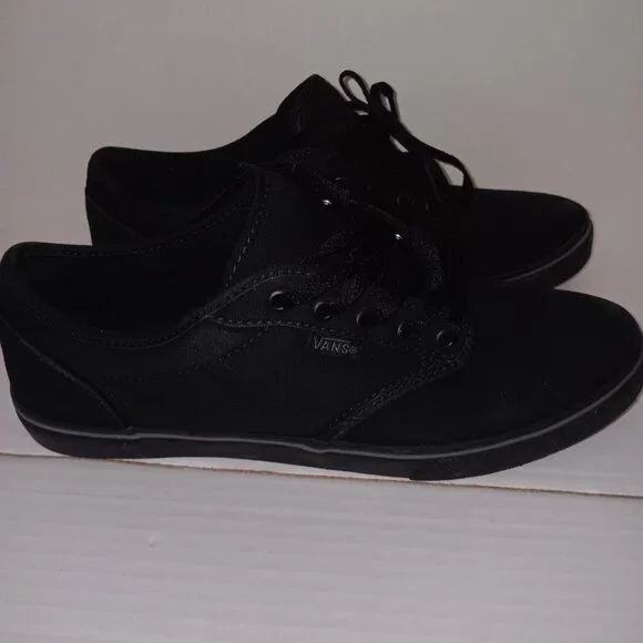 VANS WOMEN'S LACE UP CANVAS SNEAKERS - Picture 6 of 13